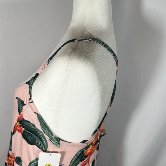 Body Glove Pink & Green Sweet Escape Cover Up Dress NWT - Picture 5 of 9